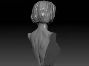 neve campbell textured 3d print bust 3D Print Model
