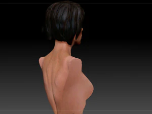neve campbell textured 3d print bust 3D Print Model