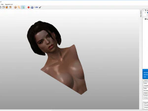 neve campbell textured 3d print bust 3D Print Model