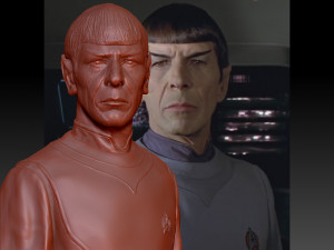 mr spock bust leonard nimoy star trek 3D 프린트 모델