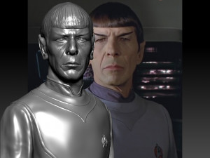 mr spock bust leonard nimoy star trek 3D 프린트 모델