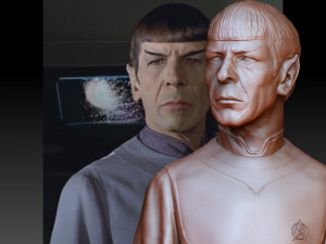 mr spock bust leonard nimoy star trek 3D 프린트 모델