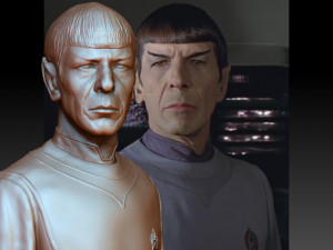 mr spock bust leonard nimoy star trek 3D 프린트 모델