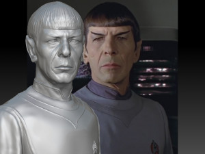 mr spock bust leonard nimoy star trek 3D 프린트 모델