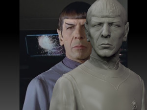 mr spock bust leonard nimoy star trek 3D 프린트 모델