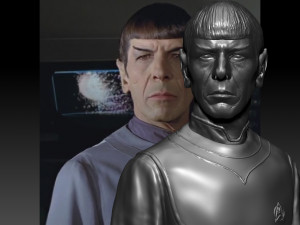 mr spock bust leonard nimoy star trek 3D 프린트 모델