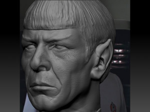 mr spock bust leonard nimoy star trek 3D 프린트 모델