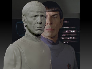 mr spock bust leonard nimoy star trek 3D 프린트 모델