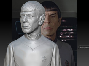 mr spock bust leonard nimoy star trek 3D 프린트 모델