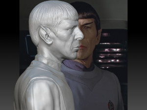 mr spock bust leonard nimoy star trek 3D 프린트 모델
