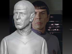 mr spock bust leonard nimoy star trek 3D 프린트 모델
