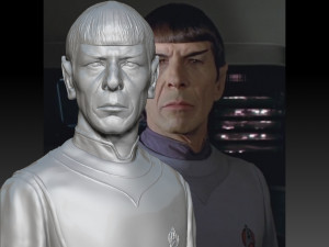 mr spock bust leonard nimoy star trek 3D 프린트 모델