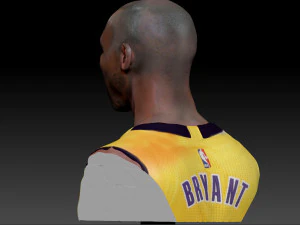 kobe bryant 3 textured 3d print busts 3D Print Model