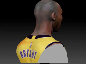 kobe bryant 3 textured 3d print busts 3D Print Model