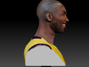 kobe bryant 3 textured 3d print busts 3D-Druckmodell