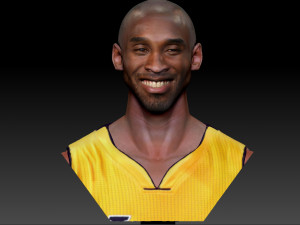 kobe bryant 3 textured 3d print busts 3D-Druckmodell