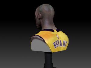 kobe bryant 3 textured 3d print busts 3D-Druckmodell