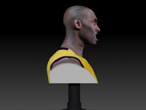 kobe bryant 3 textured 3d print busts 3D-Druckmodell