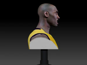 kobe bryant 3 textured 3d print busts 3D Print Model
