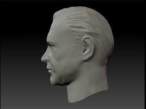 Sean Connery James Bond 007 3d print Textured bust 3D प्रिंट मॉडल