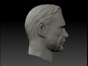Sean Connery James Bond 007 3d print Textured bust 3D प्रिंट मॉडल
