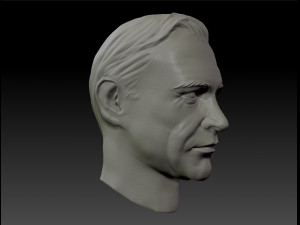 Sean Connery James Bond 007 3d print Textured bust 3D प्रिंट मॉडल