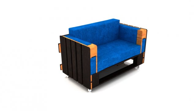sofapallet Modelo 3D .c4d .max .obj .3ds .fbx .stl .blend 