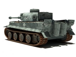 tank pz vi ausfh1 3D 모델