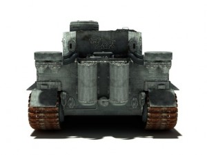 tank pz vi ausfh1 3D 모델