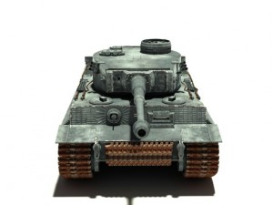 tank pz vi ausfh1 3D 모델