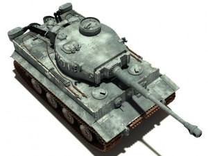 tank pz vi ausfh1 3D 모델