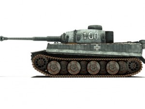 tank pz vi ausfh1 3D 모델