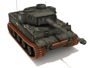 pzvi tiger ausfh1 502 battalion Modello 3D