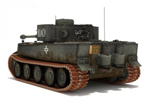 pzvi tiger ausfh1 502 battalion Modelo 3D