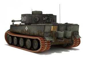 pzvi tiger ausfh1 502 battalion 3D Model