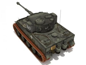 pzvi tiger ausfh1 502 battalion 3D Model