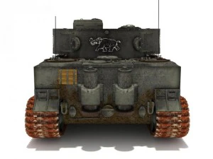 pzvi tiger ausfh1 502 battalion 3D Model