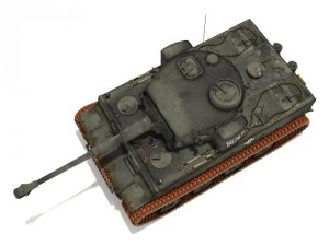 pzvi tiger ausfh1 502 battalion 3D Model