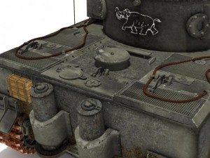 pzvi tiger ausfh1 502 battalion Modelo 3D