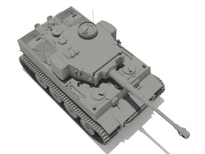 pzvi tiger ausf h1 502 battalion 3D Модель