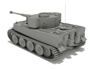 pzvi tiger ausf h1 502 battalion 3D Модель