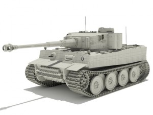 pzvi tiger ausf h1 502 battalion 3D Модель