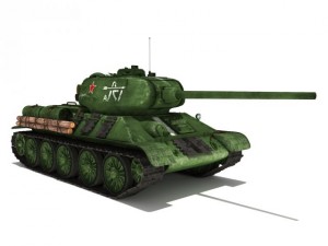 t3485 soviet tank 3D Model
