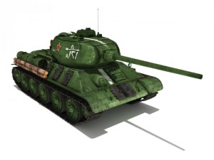 t3485 soviet tank 3D Model