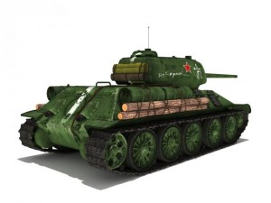 t3485 soviet tank 3D Model