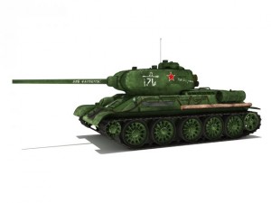 t3485 soviet tank 3D Model