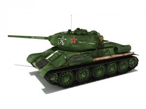 t3485 soviet tank 3D Model