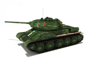 t3485 soviet tank 3D Model