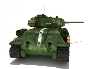 t3485 soviet tank 3D Model