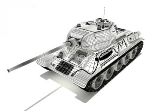 t3485 soviet tank 3D Model